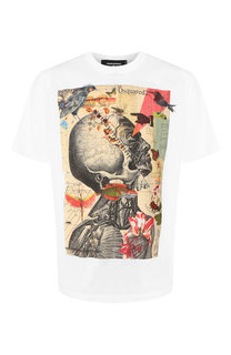 Хлопковая футболка Dsquared2