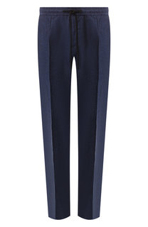 Льняные брюки Emporio Armani