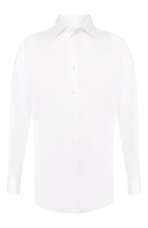 Хлопковая сорочка с воротником кент Brioni