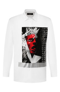 Хлопковая рубашка Dsquared2