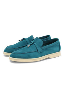 Замшевые лоферы Summer Charm Walk Loro Piana