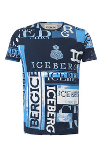 Хлопковая футболка Iceberg