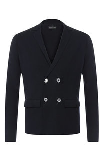 Хлопковый пиджак Emporio Armani