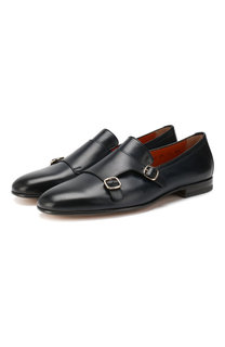 Кожаные монки Santoni