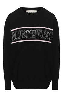Хлопковый пуловер Iceberg
