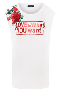 Хлопковая футболка Dolce & Gabbana