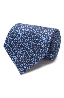 Комплект из шелковых галстука и платка Lanvin