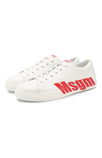 Кожаные кеды MSGM