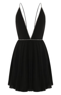 Шелковое платье Saint Laurent