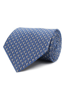 Комплект из шелковых галстука и платка Lanvin