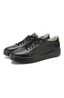 Кожаные кеды Santoni