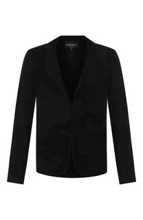 Пиджак из смеси шерсти и вискозы Emporio Armani