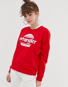 Свитшот с логотипом Wrangler - Красный