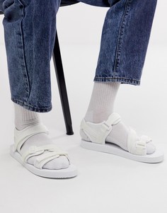 Белые сандалии с ремешками ASOS DESIGN - Белый