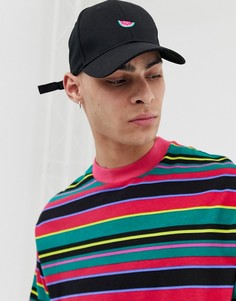 Черная бейсболка с вышитым арбузом ASOS DESIGN - Черный