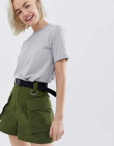 Шорты с поясом ASOS DESIGN safari - Зеленый