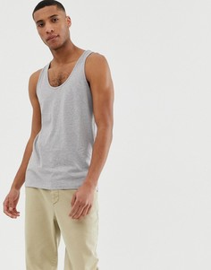 Серая майка из органического хлопка ASOS DESIGN - Серый