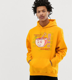 Желтый oversize-худи с принтом Reclaimed Vintage - Желтый