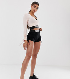 Черные шорты с завязками Puma эксклюзивно для ASOS - Черный