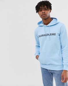 Худи с логотипом Calvin Klein Jeans - Синий