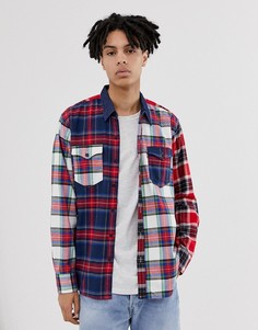 Красная рубашка в стиле вестерн в контрастную клетку Levis Modern Barstow - Красный Levis®