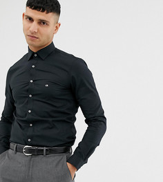 Черная приталенная рубашка Calvin Klein эксклюзивно для ASOS - Черный