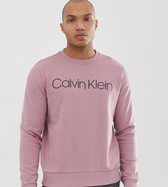 Темно-розовый свитшот с крупным логотипом Calvin Klein эксклюзивно для Asos - Розовый