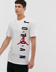 Белая футболка с крупным принтом Nike Jordan - Белый