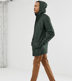 Зеленая дутая парка ASOS DESIGN Tall - Зеленый