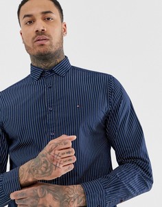 Рубашка в точечную полоску Tommy Hilfiger - Синий
