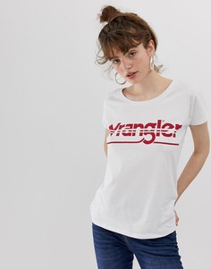 Футболка с логотипом Wrangler - Белый