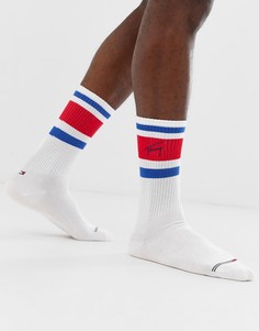 Белые носки в стиле ретро с логотипом Tommy Jeans - Белый
