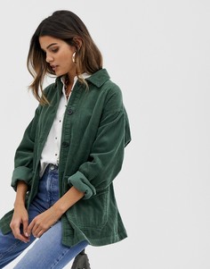 Вельветовая куртка с поясом ASOS DESIGN - Мульти