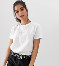 Футболка с принтом солнца и луны ASOS DESIGN - Белый