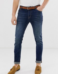 Темные джинсы скинни ASOS DESIGN - Синий