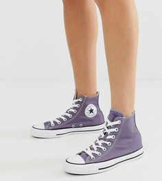 Фиолетовые кроссовки Converse Chuck Taylor Hi - Фиолетовый