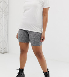 Меланжевые шорты-леггинсы ASOS DESIGN - Серый