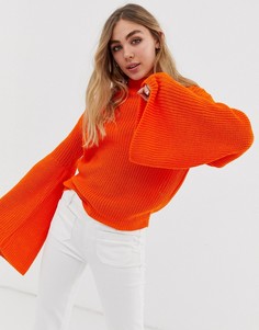 Джемпер с рукавами клеш Glamorous - Оранжевый