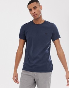 Темно-синяя футболка с логотипом Jack Wills Sandleford - Темно-синий
