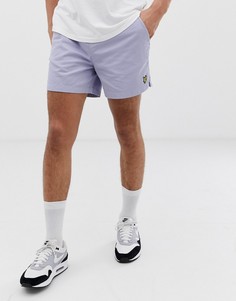 Голубые шорты в стиле регби Lyle & Scott - Синий