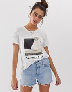 Футболка с фотопринтом Only - Белый