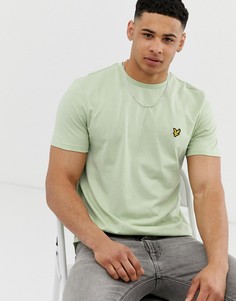 Светло-зеленая футболка с логотипом Lyle & Scott - Зеленый