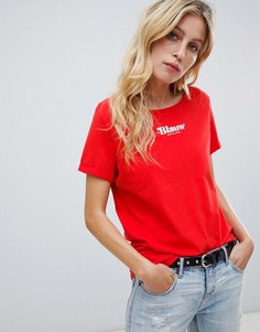 Футболка с логотипом Maison Scotch - Красный