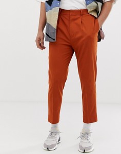 Суженные книзу укороченные брюки ASOS DESIGN - Оранжевый