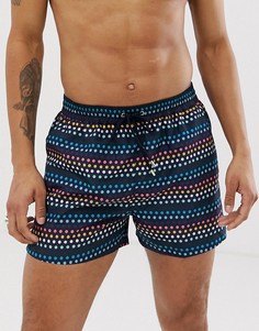 Разноцветные шорты для плавания в горошек PS Paul Smith - Мульти