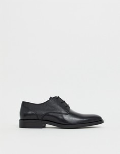 Черные кожаные туфли со вставками Tommy Hilfiger - Черный