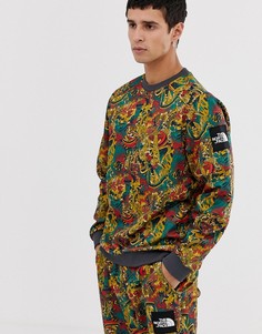 Свитшот с круглым вырезом и принтом The North Face Fine 2 - Мульти