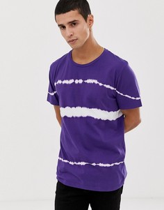 Фиолетовая футболка с принтом тай-дай Jack & Jones Originals - Фиолетовый