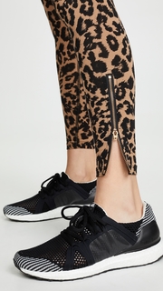 LNA Leopard Zipper Leggings