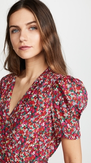 Saloni Lea Wrap Mini Dress